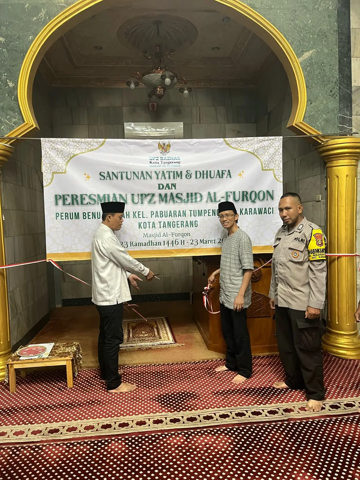 Arief Wibowo Hadiri Peresmian UPZ Masjid Al-Furqan Perkuat Pemberdayaan Ekonomi Berbasis Masjid