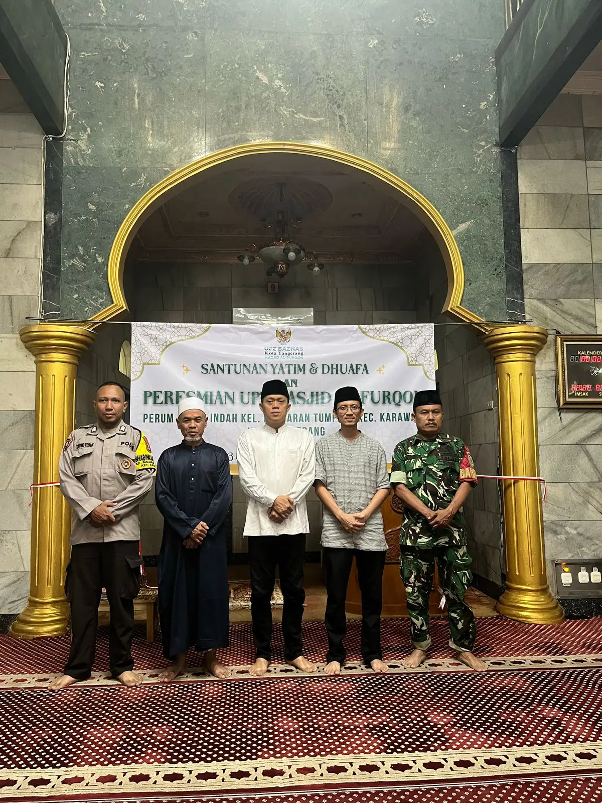 Arief Wibowo Hadiri Peresmian UPZ Masjid Al-Furqan Perkuat Pemberdayaan Ekonomi Berbasis Masjid