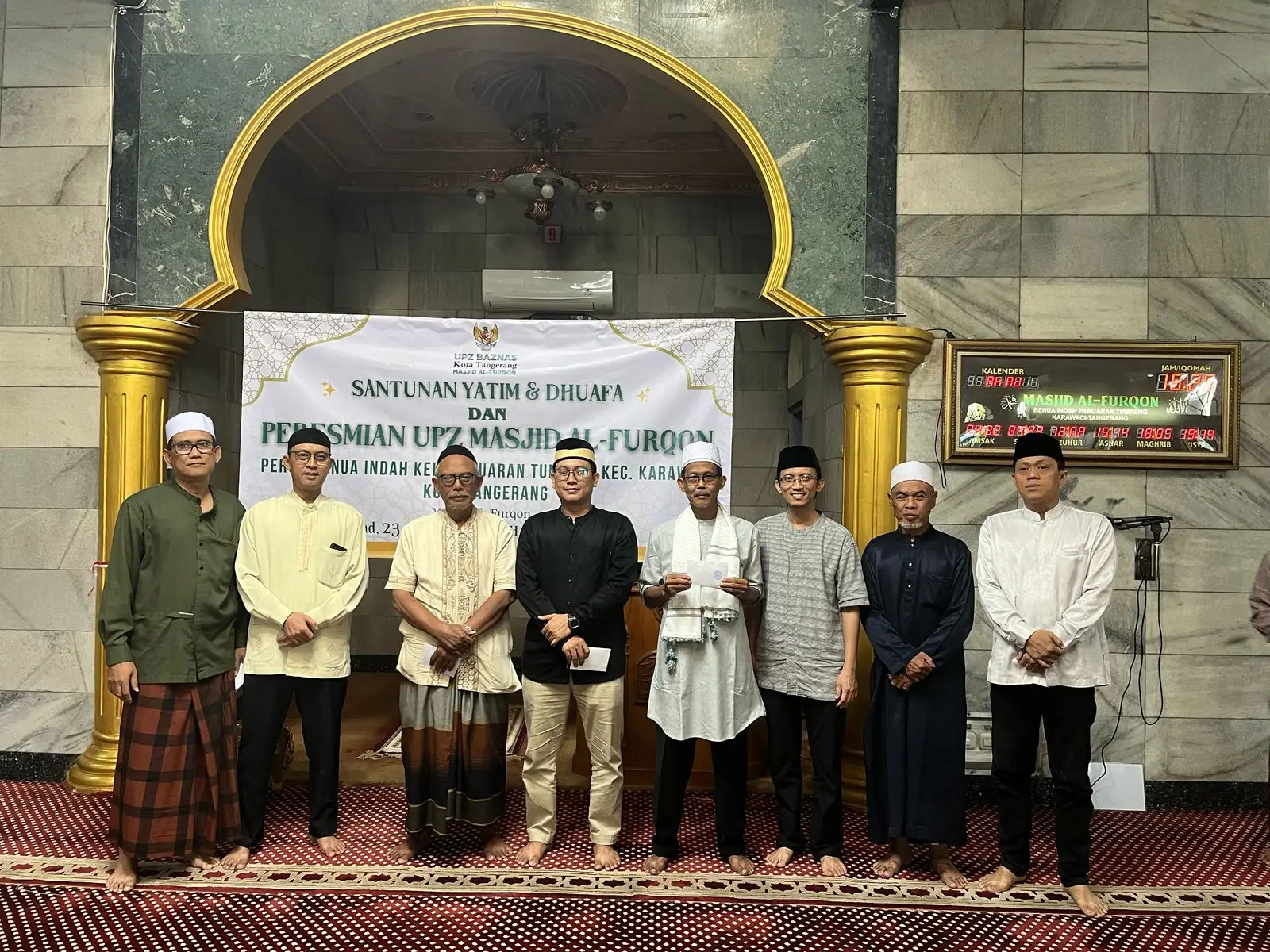Arief Wibowo Hadiri Peresmian UPZ Masjid Al-Furqan Perkuat Pemberdayaan Ekonomi Berbasis Masjid