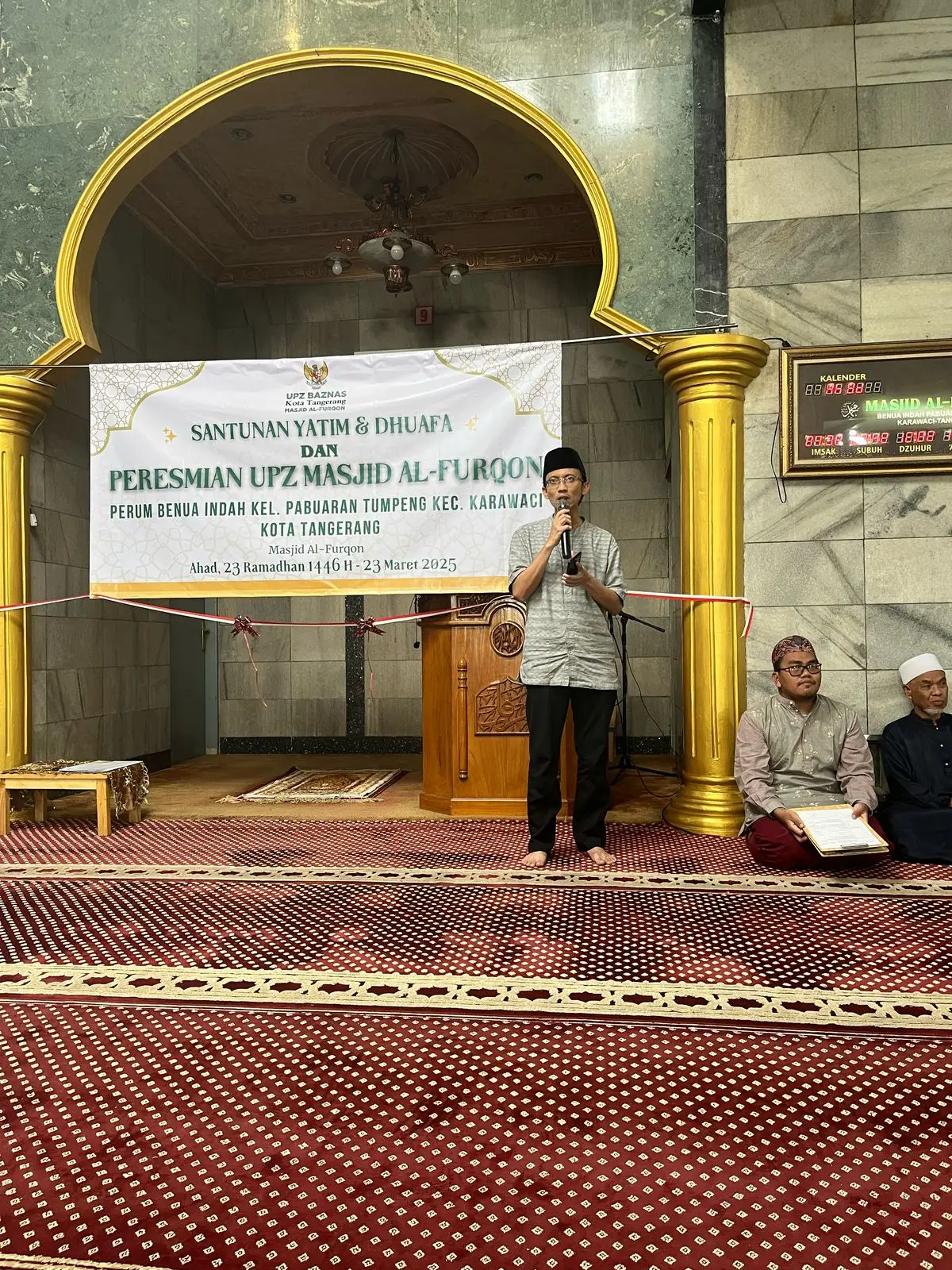 Arief Wibowo Hadiri Peresmian UPZ Masjid Al-Furqan Perkuat Pemberdayaan Ekonomi Berbasis Masjid