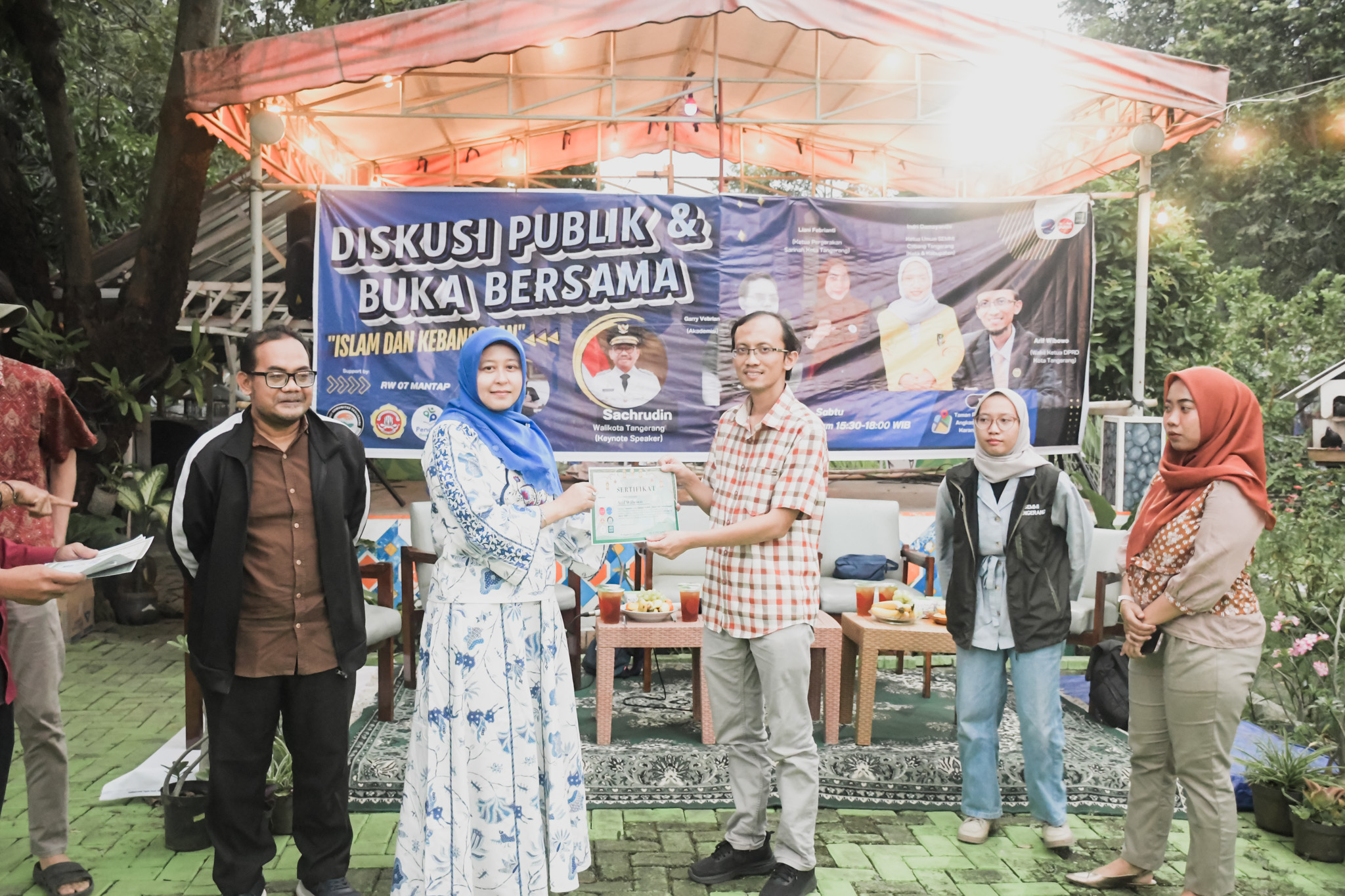 Diskusi Publik “Islam dan Kebangsaan”, Arief Wibowo Sejarah yang Sejalan, Bukan untuk Dibenturkan