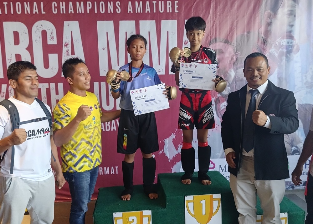 Dua Atlet Kota Tangerang Rebut Medali Emas Kejurnas IBCA MMA