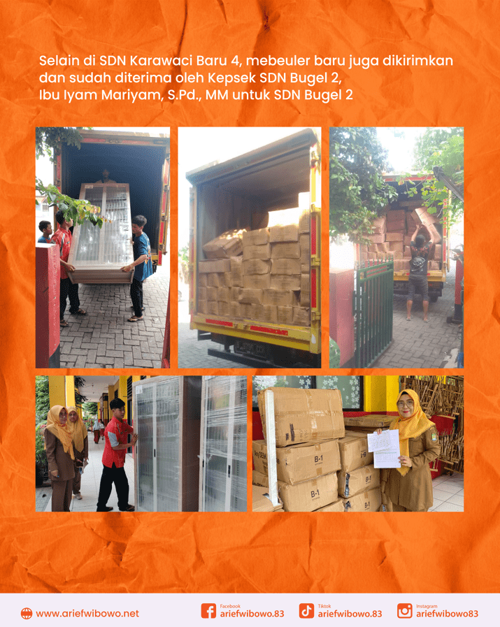 Meubeler Baru untuk SD Negeri di Bugel dan Karawaci Baru Hasil Advokasi Arief Wibowo 1 - Arief Wibowo DPRD Kota Tangerang