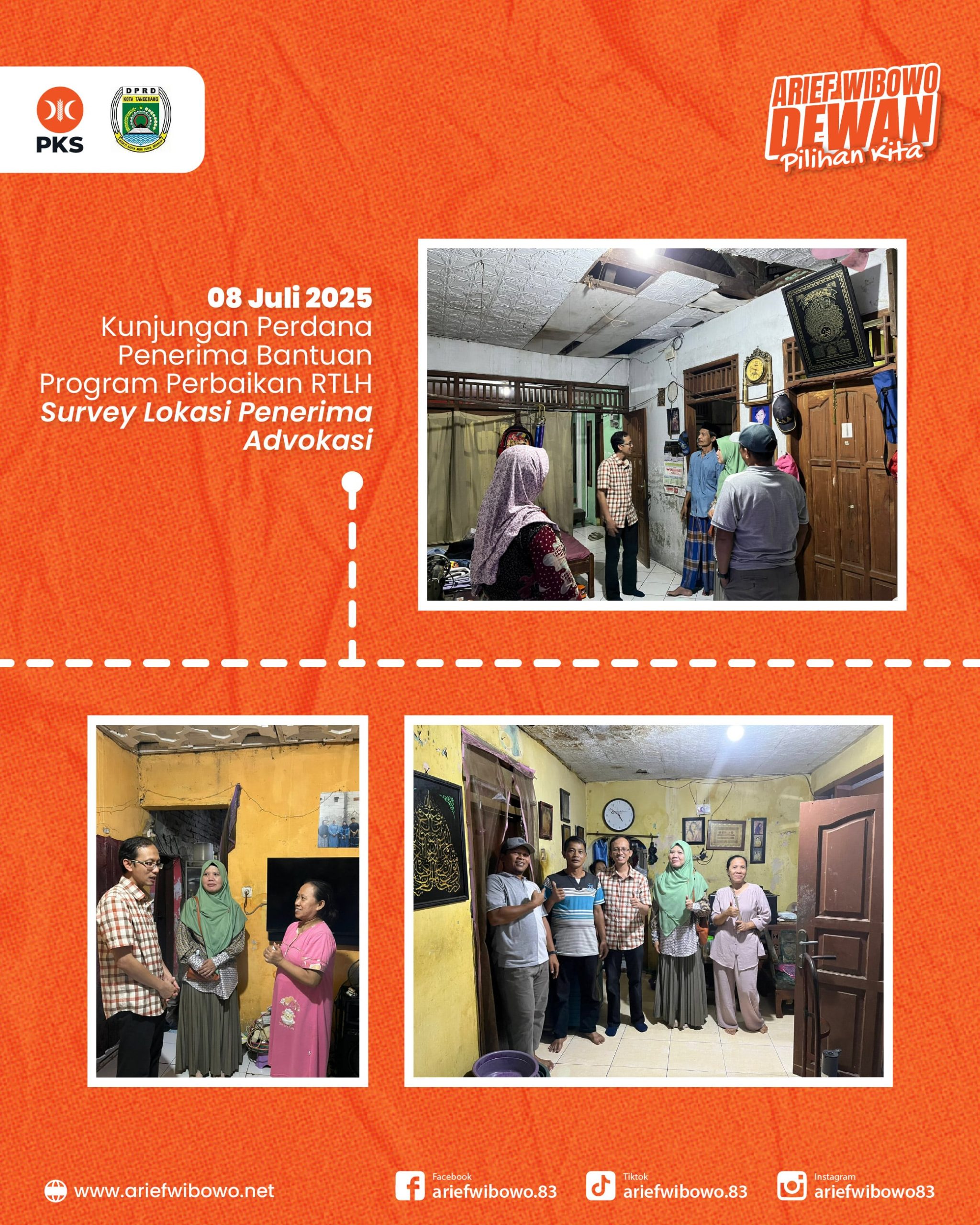 Perjalanan Advokasi Bedah Rumah di Wilayah Tanah Tinggi oleh Arief Wibowo 1 - DPRD Kota Tangerang Arief Wibowo