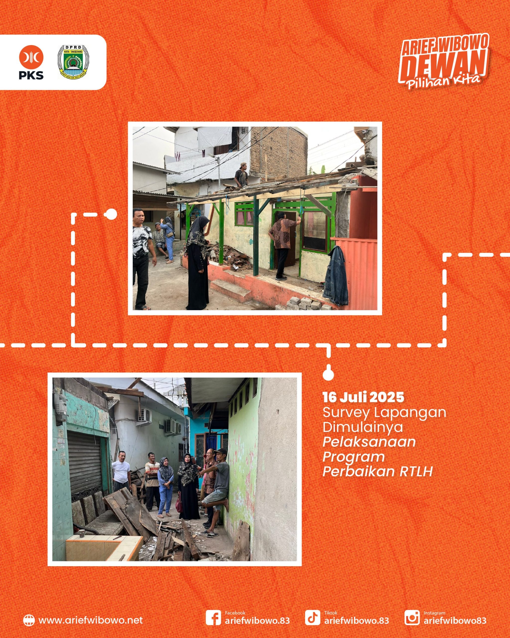 Perjalanan Advokasi Bedah Rumah di Wilayah Tanah Tinggi oleh Arief Wibowo 1 - DPRD Kota Tangerang Arief Wibowo