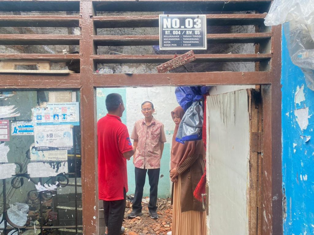 Survey Bedah Rumah Tanah Tinggi 5 - Arief Wibowo DPRD Kota Tangerang